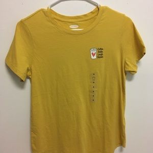 Yellow shirt old navy